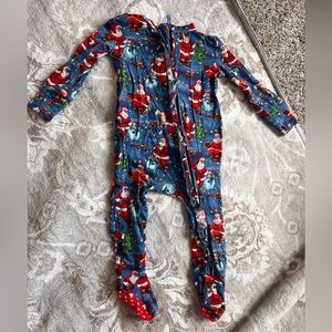Posh Peanut Santa footie pjs